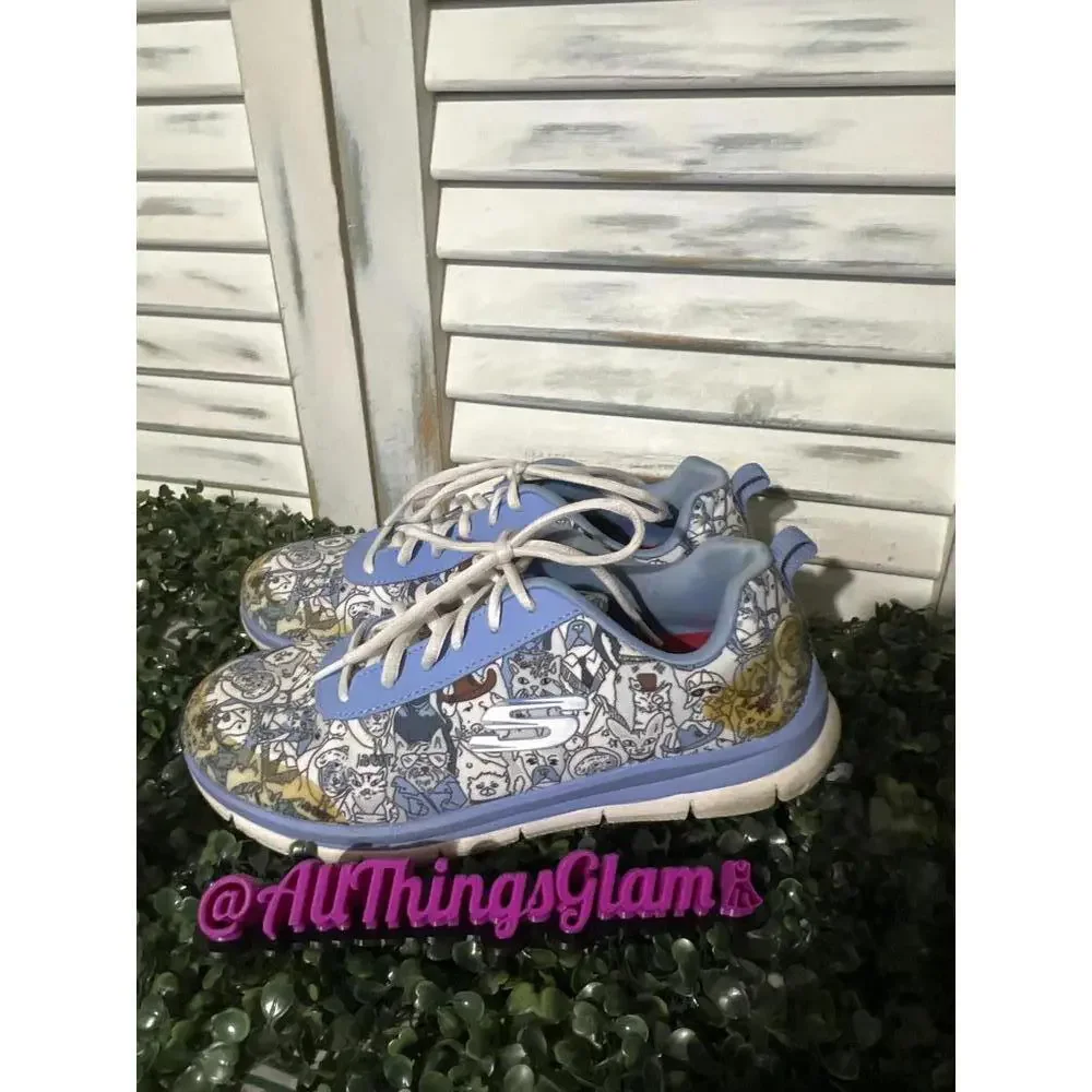 Skechers Comfort Flex happy trails cartoon animal print 10 - Picture 5 of 8